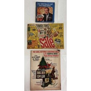 3 Vintage 1960s Mail Order Catalogs - Sunset House - W Auto - Hanover House